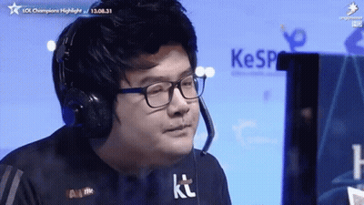 Man With Glasses And Headphones Playing Video Game GIF
