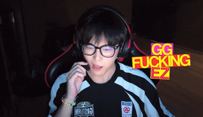Man With Glasses And Headphones Saying Go Fucking Ez GIF