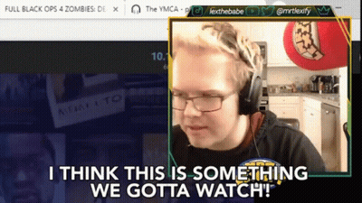 Man With Glasses And Headphones Says I Think This Is Something We Gotta Watch GIF