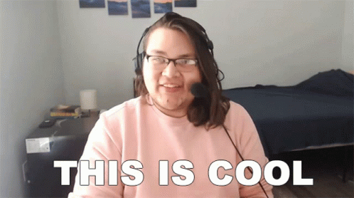 Man With Glasses And Headset Says This Is Cool GIF