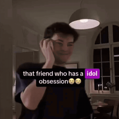 Man With Glasses And Hoodie Saying I Love You GIF