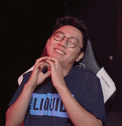 Man With Glasses And Liquid Shirt GIF