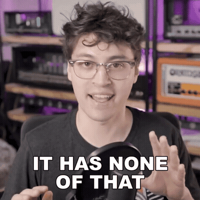 Man With Glasses and Microphone Says It Has None of That