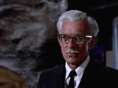 Man With Glasses And Mustache In Suit GIF