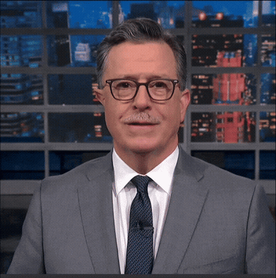 Man With Glasses And Mustache In Suit GIF
