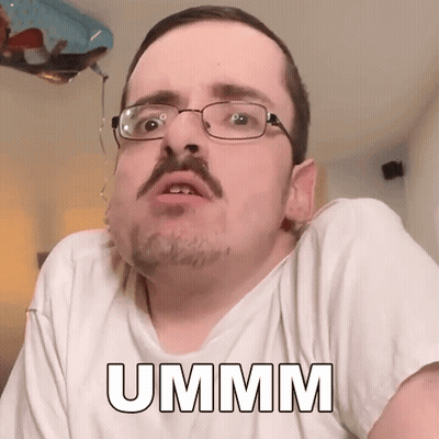 Man With Glasses And Mustache Saying Ummm GIF