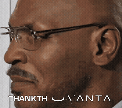 Man With Glasses And Mustache Says Thankth GIF