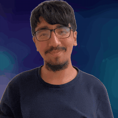 Man With Glasses And Mustache Shushing GIF