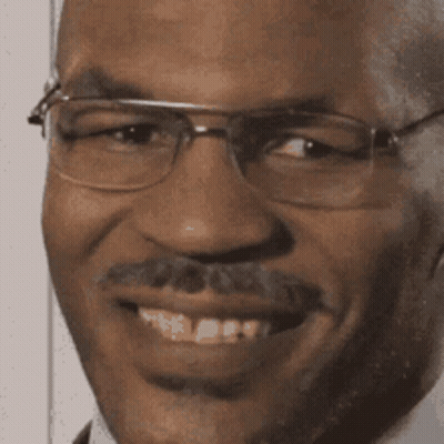 Man With Glasses And Mustache Smiling GIF