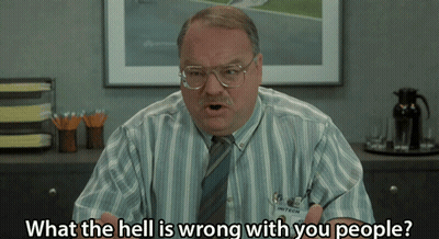 Man With Glasses And Name Tag Saying Mytech GIF