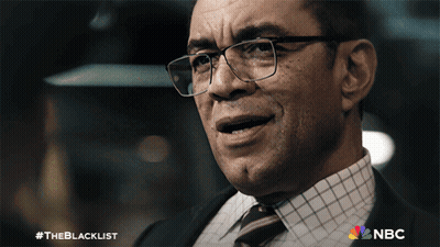 Man With Glasses And NBC Logo GIF