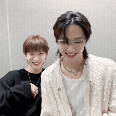 Man With Glasses And Necklace Smiling GIF