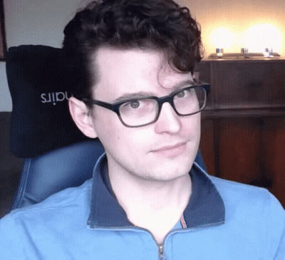 Man With Glasses And Noirs Pillow GIF