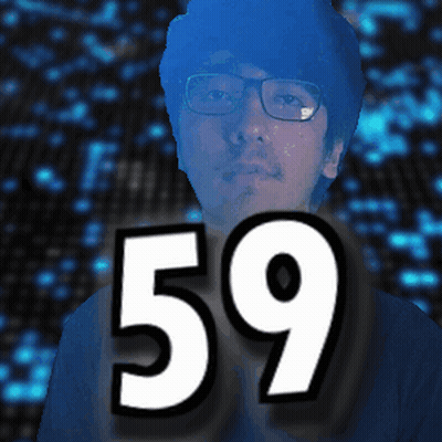 Man With Glasses And Number 59 GIF