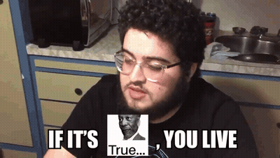 Man With Glasses And Photo GIF