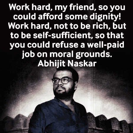 Man With Glasses And Quote GIF
