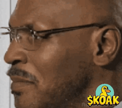 Man With Glasses And Skoak Logo GIF