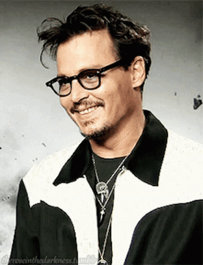 Man With Glasses And Skull Necklace GIF