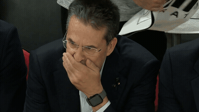 Man With Glasses And Watch Covering Mouth GIF