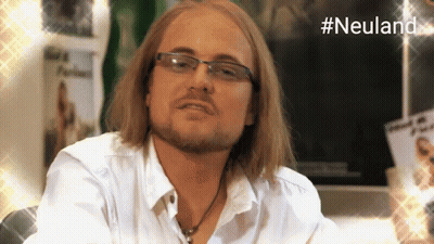 Man With Glasses And White Shirt #Neuland GIF