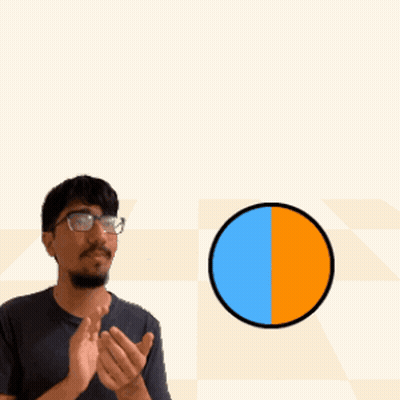 Man With Glasses Applauds In Front Of Bouncer Splodey Game GIF