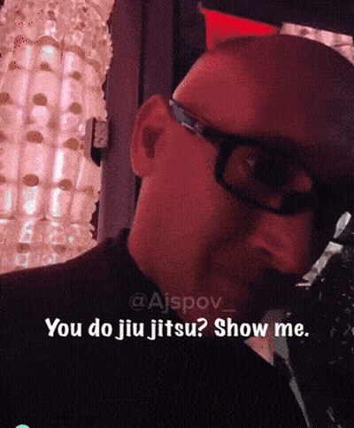 Man With Glasses Asking Can He Do Jiu Jitsu GIF