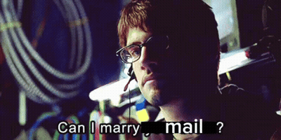Man With Glasses Asking To Marry A Mail GIF