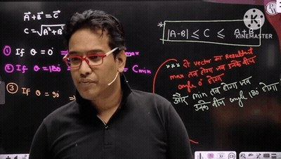 Man With Glasses At Blackboard With Math Equations GIF