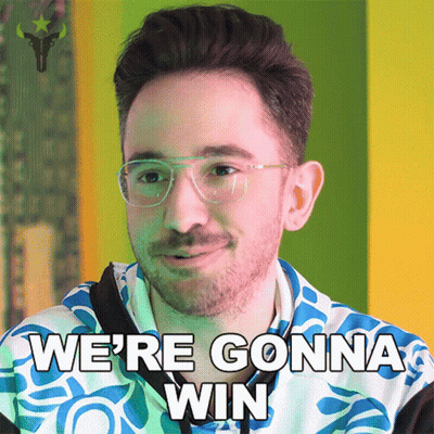 Man With Glasses Beard Smiling We're Gonna Win GIF