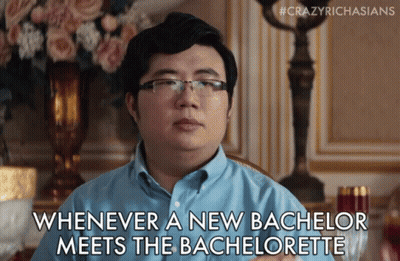 Man With Glasses Blue Shirt Whenever New Bachelor Meets Bachelorette GIF