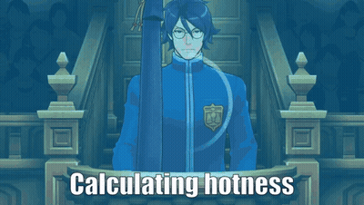 Man With Glasses Calculating Hotness GIF