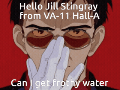 Man With Glasses Covering Face With White Glove GIF