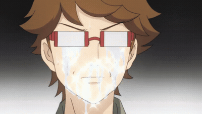 Man With Glasses Crying GIF