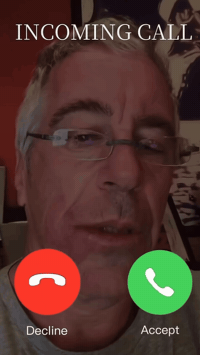 Man With Glasses Declining Call GIF