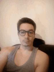 Man With Glasses Face Palm GIF