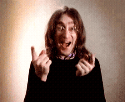 Man With Glasses Flipping Off GIF