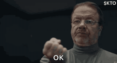 Man With Glasses Giving Thumbs Up GIF