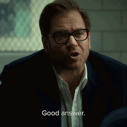 Man With Glasses Good Answer GIF