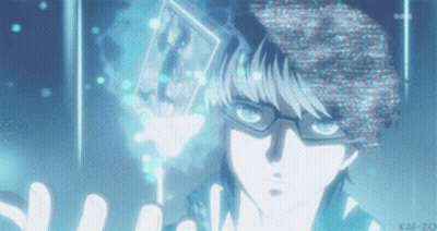 Man With Glasses Holding Kai-Zo Card GIF