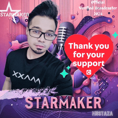 Man With Glasses In Black Starmaker Shirt GIF