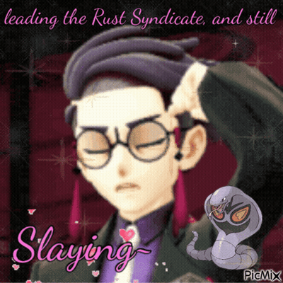 Man With Glasses Leading The Rust Syndicate And Still Slaying GIF