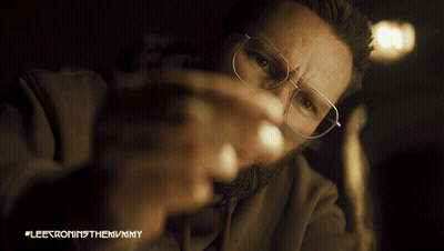 Man With Glasses #Leeroninstthemummy GIF