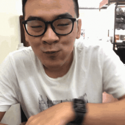 Man With Glasses Looking At Watch GIF