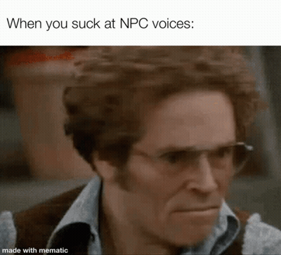 Man With Glasses Making Funny Face Talking GIF