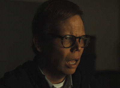 Man With Glasses Making Funny Face GIF