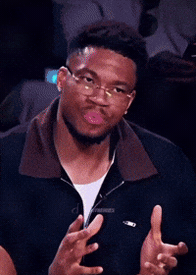 Man With Glasses Making Funny Face With Hands GIF
