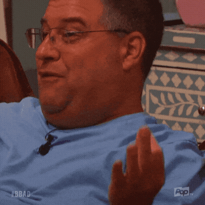 Man With Glasses Manifesting Our Path To Victory GIF