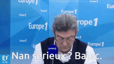 Man With Glasses Microphone Says Nan Sérieux Balec GIF