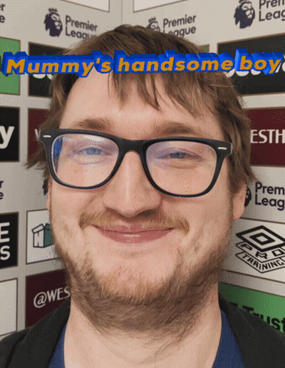 Man With Glasses Mummy's Handsome Boy GIF