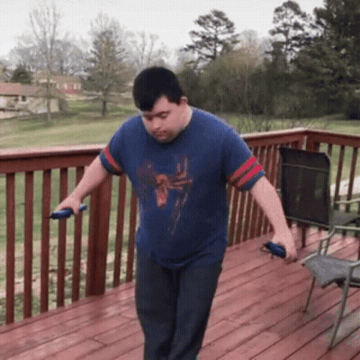 Man With Glasses Mustache Holding Controller Funny Face GIF
